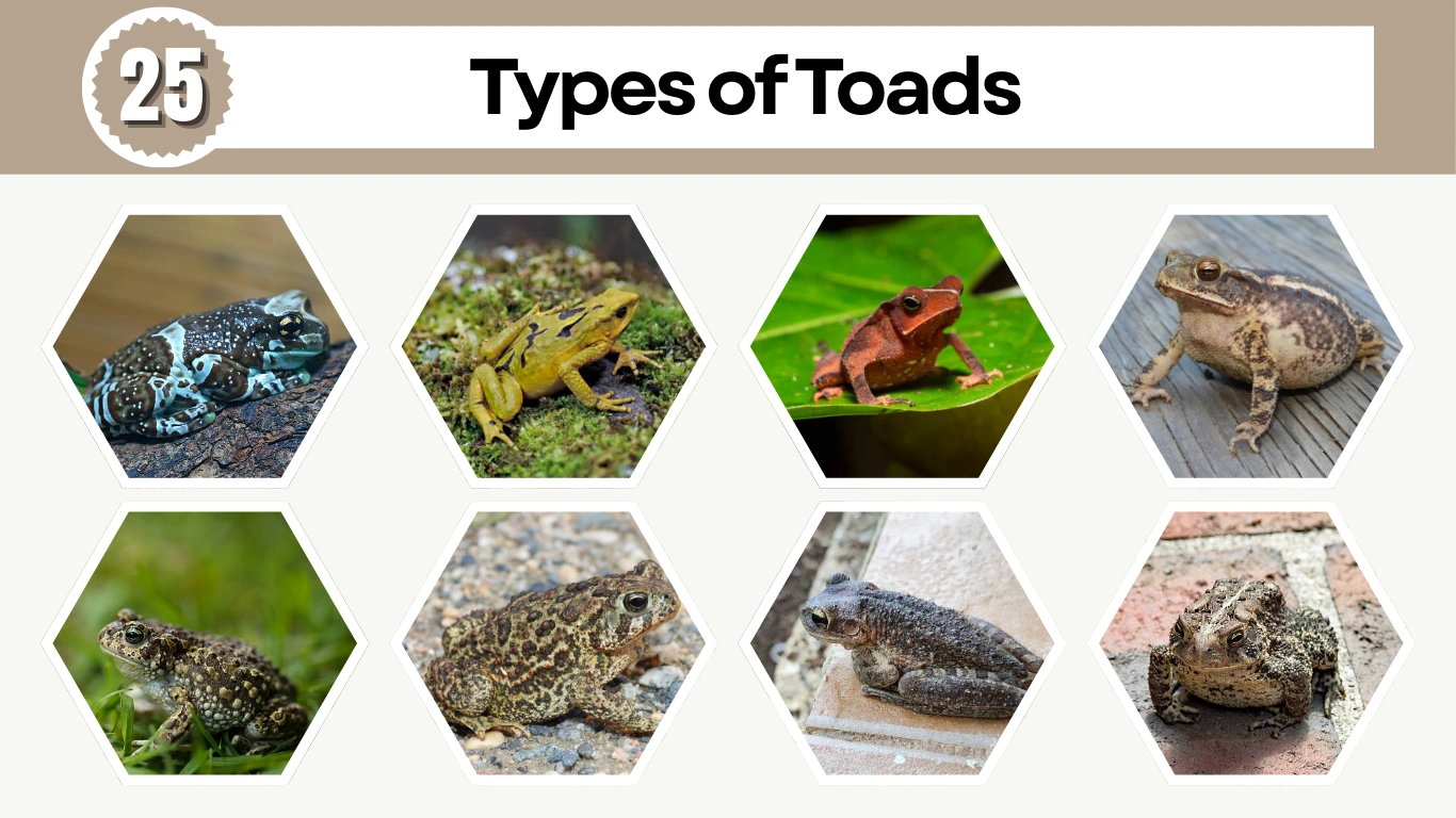 25 Types of Toads Species Identification with Pictures & Name
