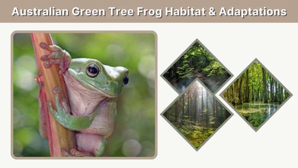 Australian Green Tree Frog Habitat & Adaptations