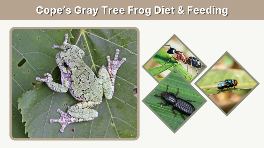 Cope’s Gray Tree Frog Diet & Feeding