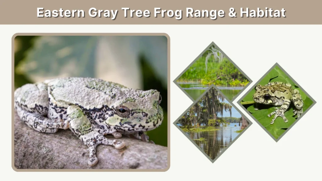 Eastern Gray Tree Frog Range & Habitat