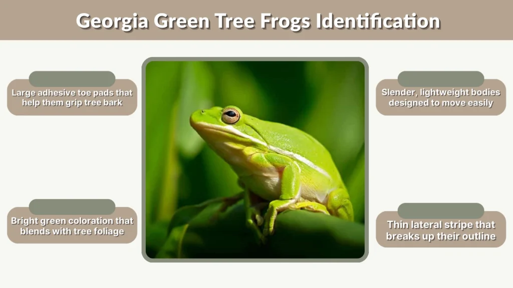 Georgia Green Tree Frogs Identification