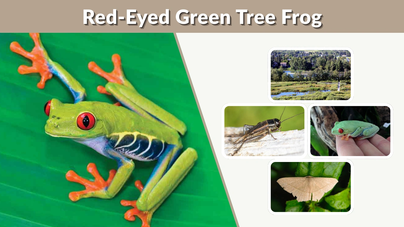 Red-Eyed Green Tree Frog Care, Habitat & Facts