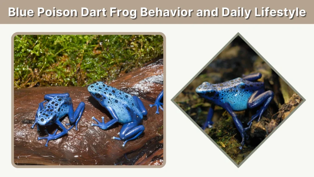 Blue Poison Dart Frog Behavior and Daily Lifestyle