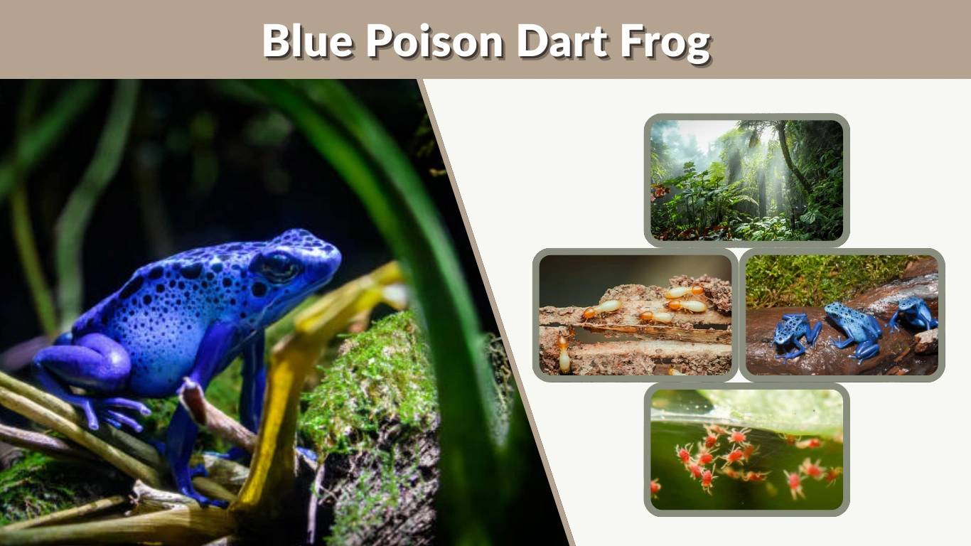 Blue Poison Dart Frog Habitat, Diet, Poison, and Behavior