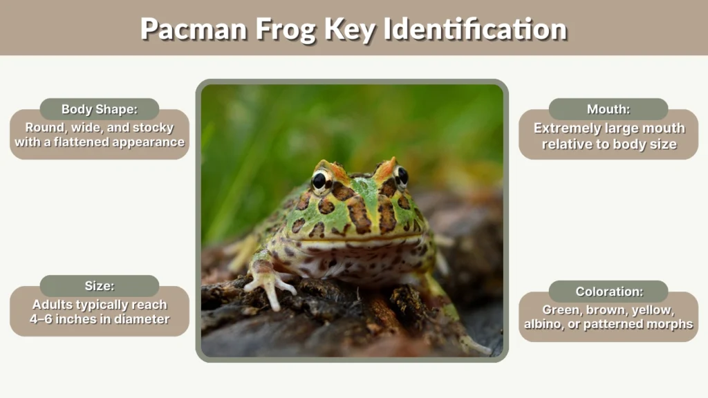 Pacman Frog Key Identification