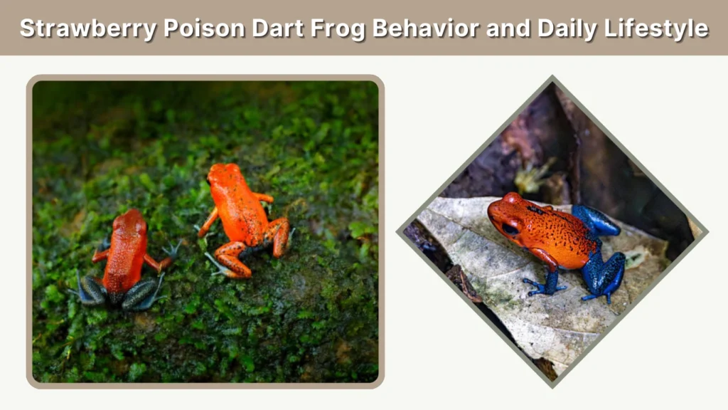 Strawberry Poison Dart Frog Behavior and Daily Lifestyle