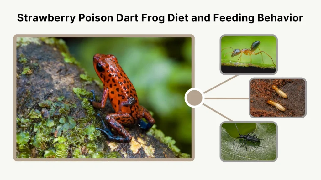 Strawberry Poison Dart Frog Diet and Feeding Behavior