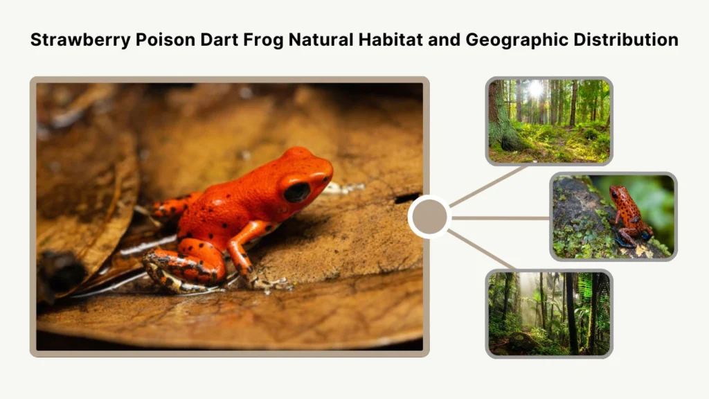 Strawberry Poison Dart Frog Natural Habitat and Geographic Distribution