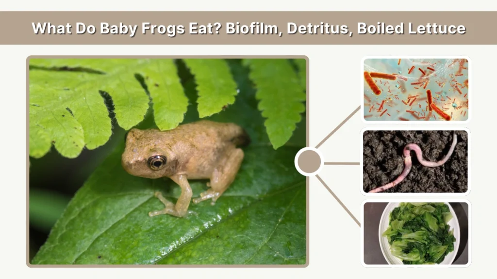 What Do Baby Frogs Eat Biofilm, Detritus, Boiled Lettuce