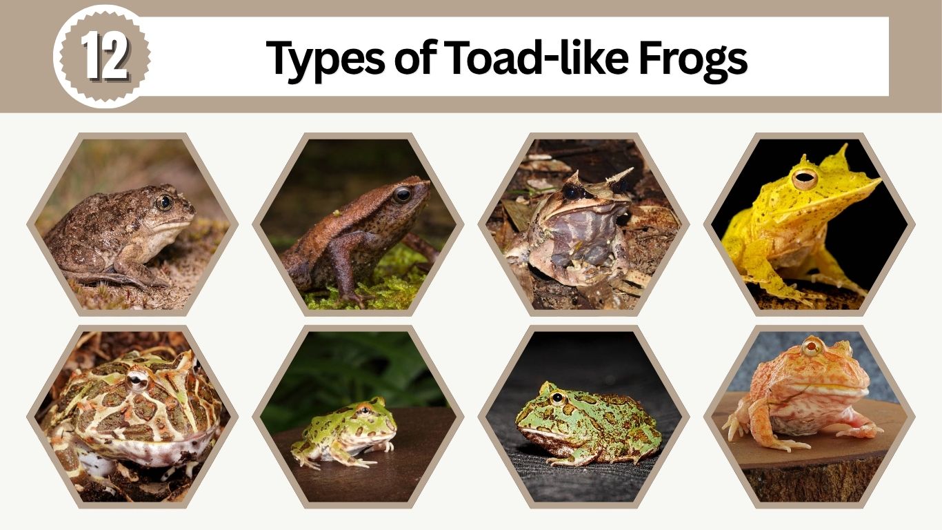 12 Types of Toad-like Frogs: Different Species Identification