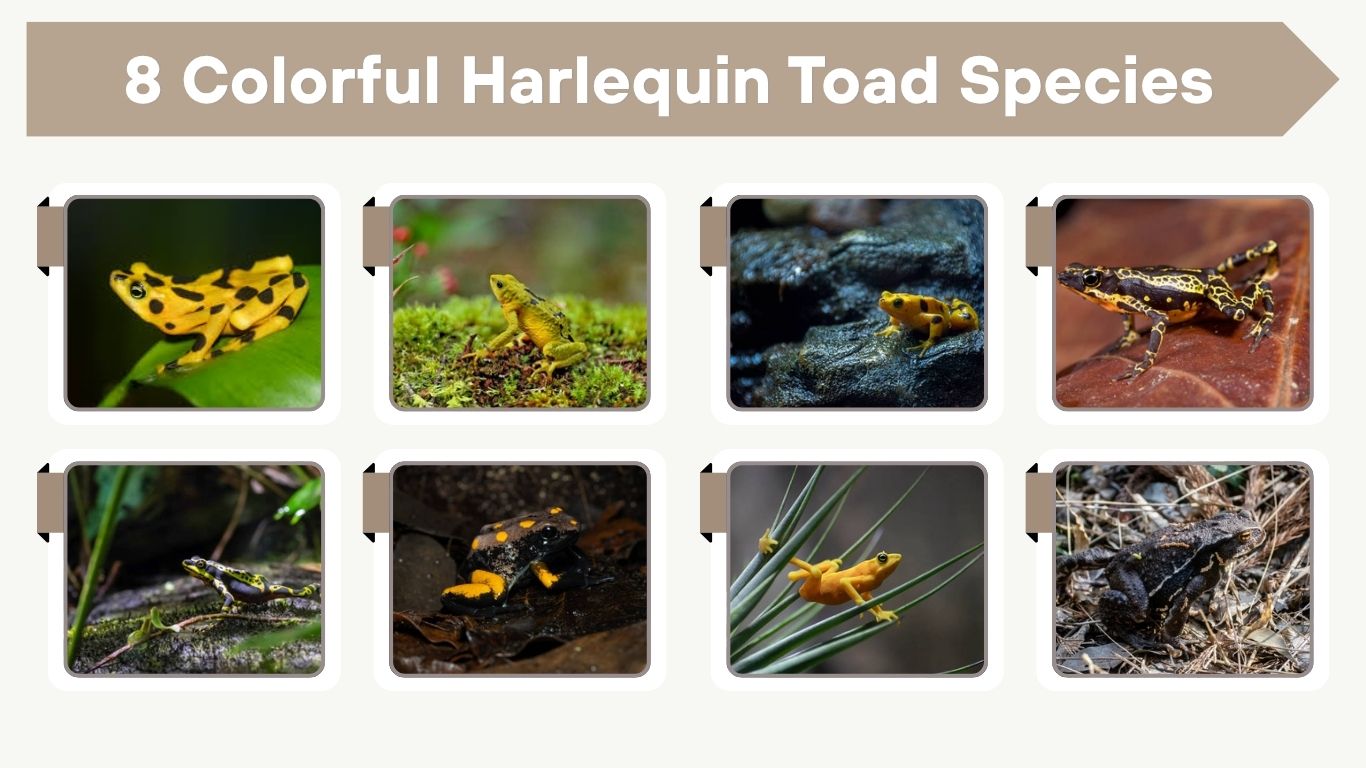 8 Colorful Harlequin Toad Species: Identification with Pictures