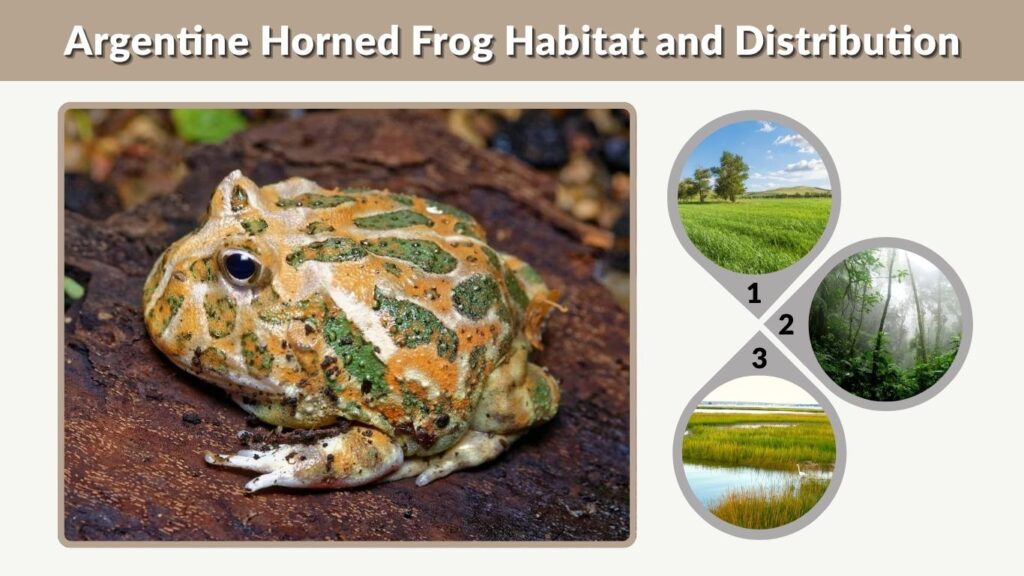 Argentine Horned Frog Habitat and Distribution
