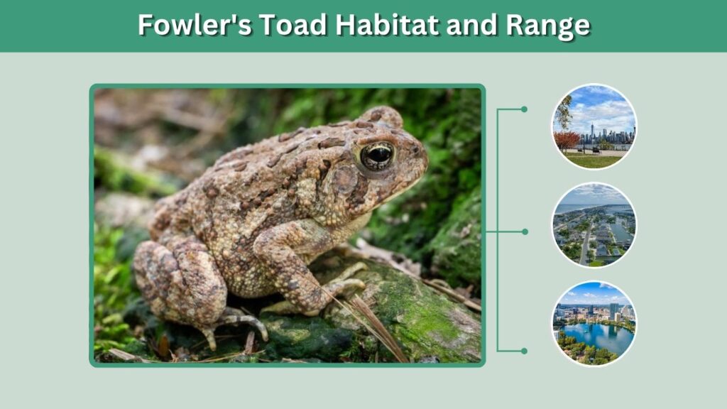 Fowler's Toad Habitat and Range