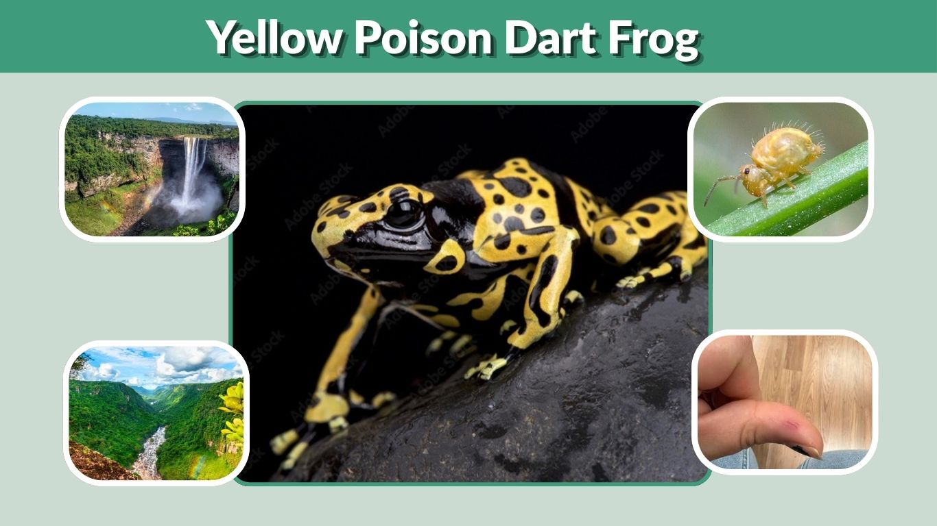 Yellow Poison Dart Frog: Facts, Habitat, Diet and Poison