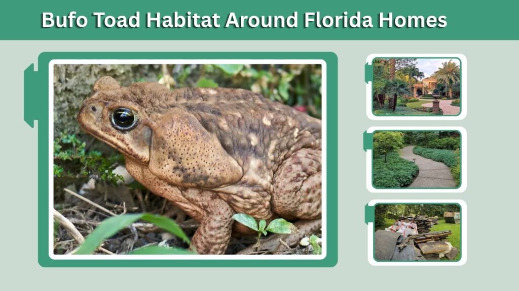 Bufo Toad Habitat Around Florida Homes