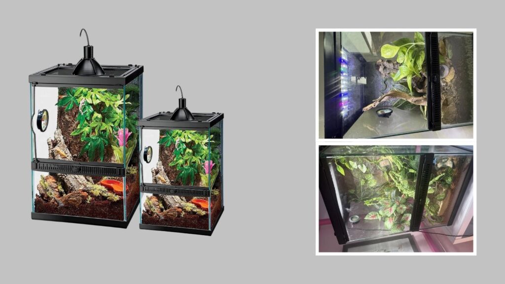 1. Zilla Tropical Vertical Frog Terrarium