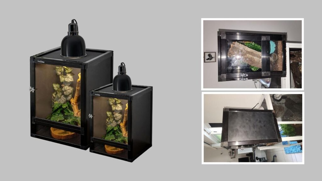 10. Toxirium Hybrid PVC Reptile Terrarium
