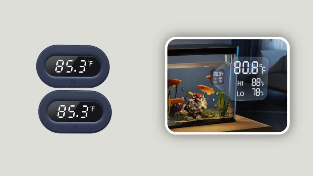 Smart Digital Aquarium Thermometer for Fish Tanks