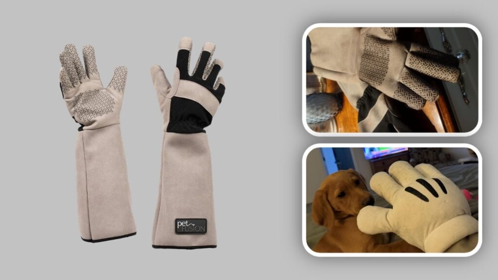 PetFusion Multipurpose Pet Handling Gloves