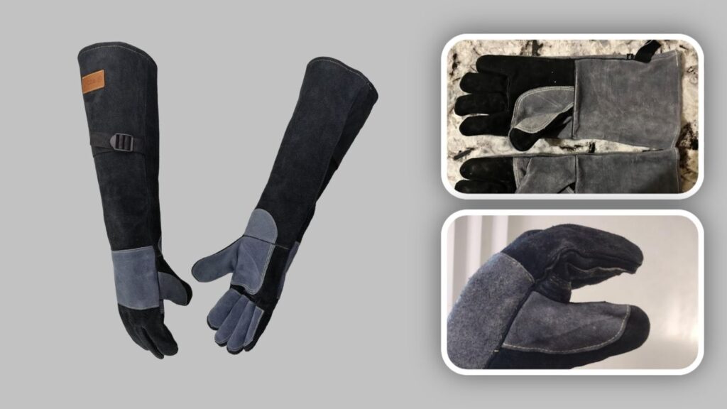 WZQH Long Puncture-Resistant Animal Handling Gloves