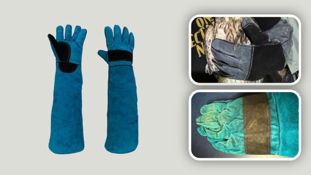 Haulonda 23.7-Inch Kevlar-Reinforced Animal Handling Gloves