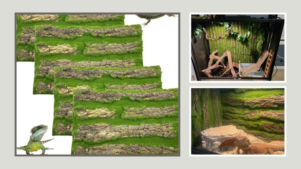 PINVNBY Artificial Terrarium Background for Reptiles