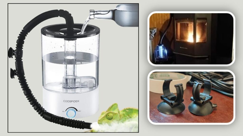  Coospider Terrarium Fogger & Humidifier for Amphibians