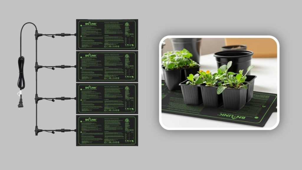 BN-LINK Daisy-Chainable Seedling Heat Mat 4-Pack