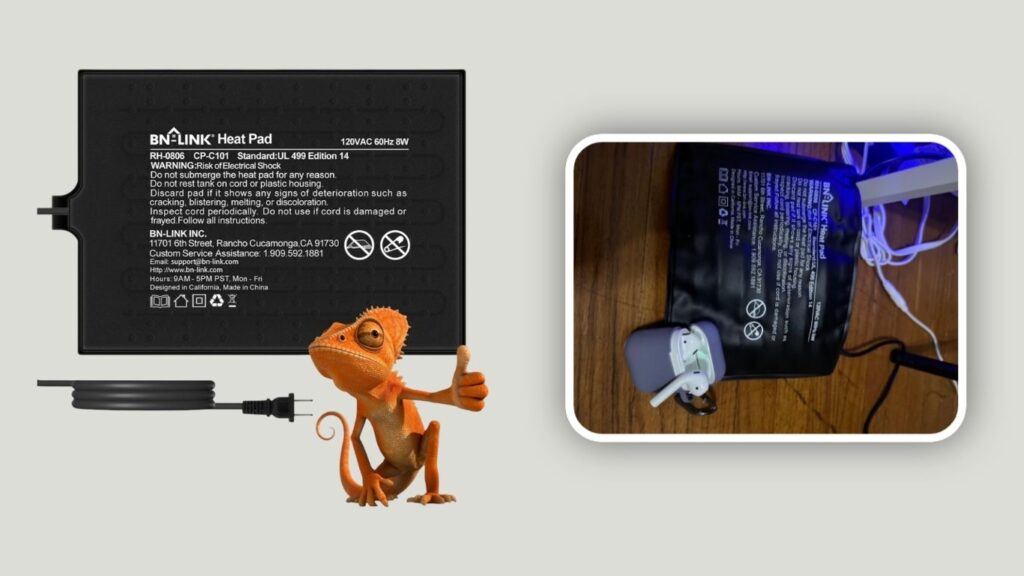 BN-LINK Reptile Heat Pad 6 x 8-Inch