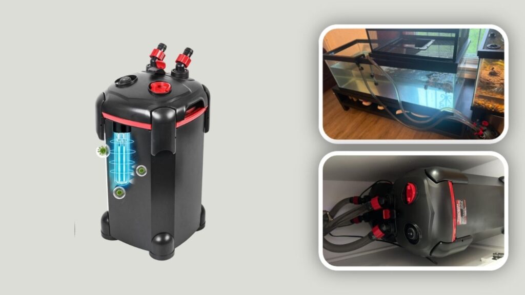 PONDFORSE 264 GPH Aquarium Canister Filter