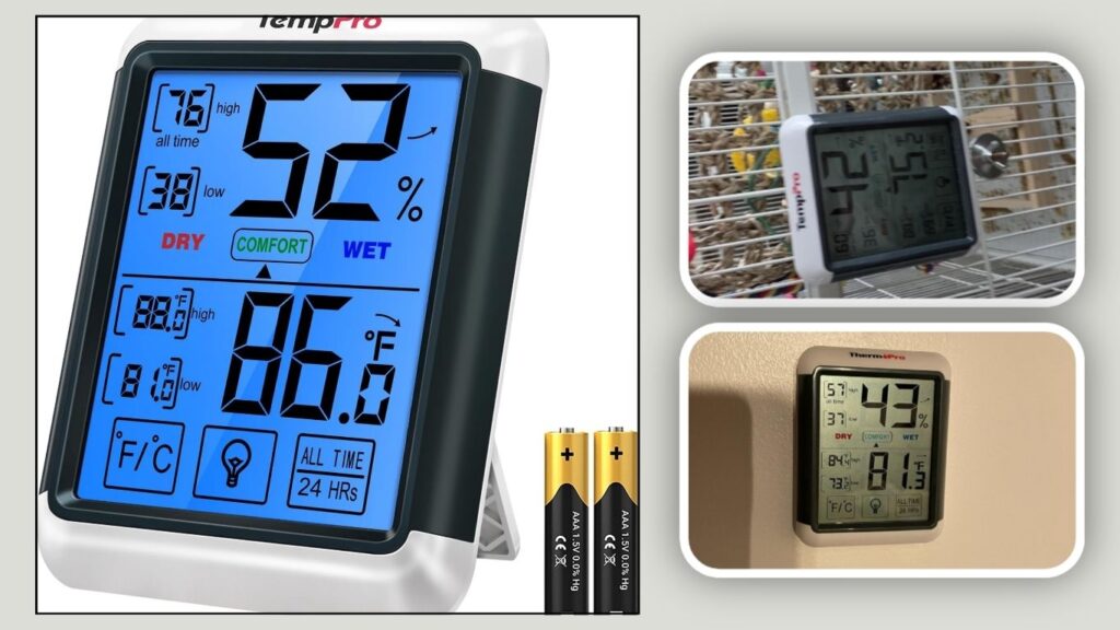 ThermoPro TP55 Digital Indoor Thermometer Hygrometer