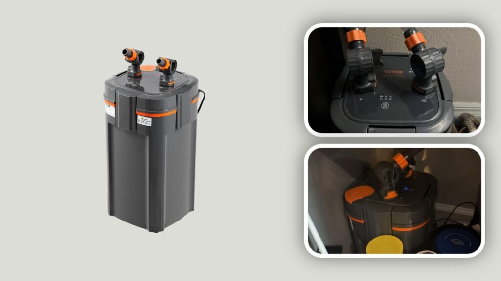 VEVOR 317 GPH 4-Stage Canister Filter with UV