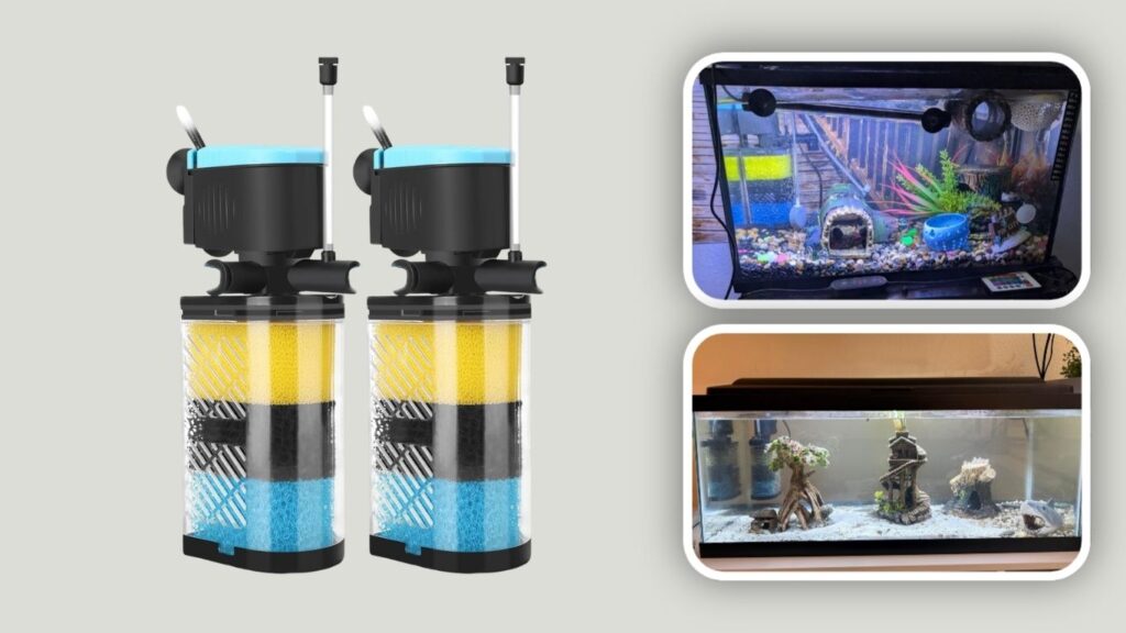 AquaMiracle 3-Stage Internal Aquarium Filter
