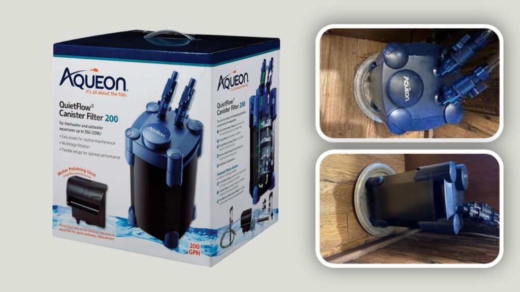 Aqueon QuietFlow Canister Aquarium Filter