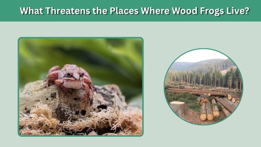 What Threatens the Places Where Wood Frogs Live?